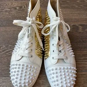 Christian Louboutin | Shoes | Christian Louboutin Goldwhite  display picture 2